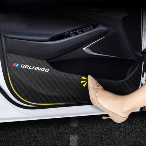 Car Interior Door Mat Anti Kick Pad Protective Sticker for Chevrolet Orlando 2018 2019 2020 2021 Accessories Auto Styling
