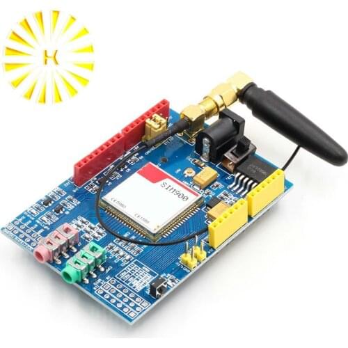 SIM900 850/900/1800/1900 MHz GPRS/GSM Development Board Module Kit For Arduino Connector