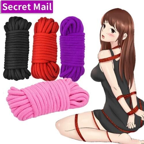 5m/10m Soft Bondage Rope Restraints Slave For Female Erotic Products Cotton Straps BDSM Adult Games Binding Sex Toys Shibari