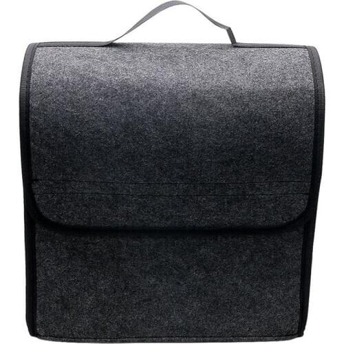 Soft Felt car trunk organizer 30x16x29cm storage box bag fireproof Stowing Tidying package blanket tool