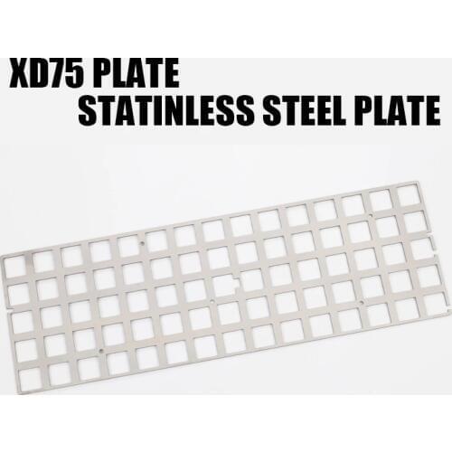 Stainless Steel Plate For Xd75re gh60 Axle Tester Large Planck 60% Mechanical Keyboard Positioning Plate Stainless Steel