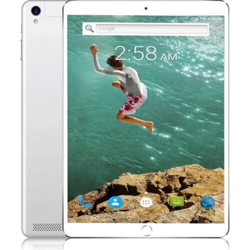 Gift + 64GB TF 10.1 Inch Android Tablet Global 4G LTE Bluetooth Wifi Phablet Octa Core Dual SIM Card 2.5D Tablet CE Band MT6753