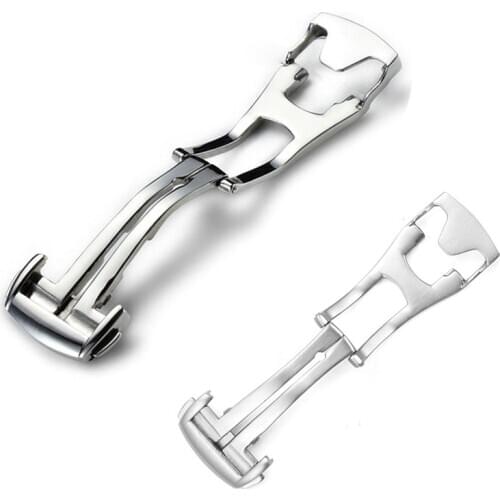 Stainless Steel Deployant Watch Strap Folding Buckle Clasp For Omega