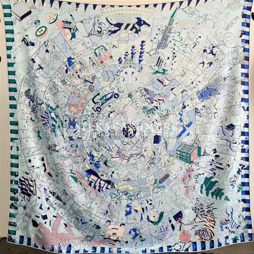 Silk Cashmere Shawl 140 Cashmere Scarfs for Women Winter Soft Designer Pashmina Shawls And Wraps Warm Stole Cape Blanket 135 135