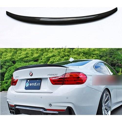 Performance Style Carbon Fiber Rear Roof Spoiler Trunk Lip Wing For BMW 4 series F36 4-door Sedan Fastback 428i 430i 435i 2014up