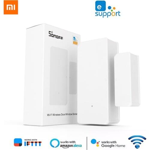 Xiaomi SONOFF Wifi Wireless Door Window Sensor Smart Home Security System Home Kits Detector Via Ewelink App Notification Alerts