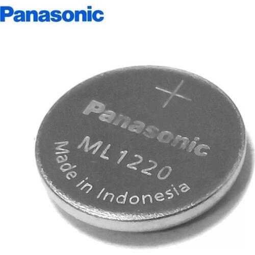 20pcs/lot Panasonic ML1220 3V ML 1220 Rechargeable CMOS RTC BIOS Back Up Battery Cell Button Coin Batteries