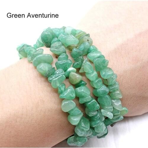 Beads Natural Stone Green Aventurine Irregular Gravel Chip Beads For Jewelry Making 5-8mm Diy Bracelet Necklace