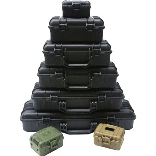 Tool Box plastic Instrument Case Portable Waterproof Sealed Tool Case Impact resistance Scope Box With Pre-Cut Sponge