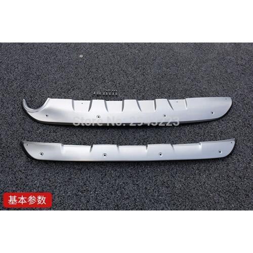 Stainless Steel Front Rear Bumper Diffuser Skid Protector Guard Plate Bumper Cover Trims For TOYOTA RAV4 2016 2017 2018