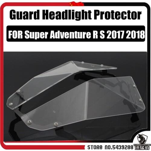 FOR 1290 super adventure R 1290 super adventure S Transparent Headlight Guard Headlight Protector