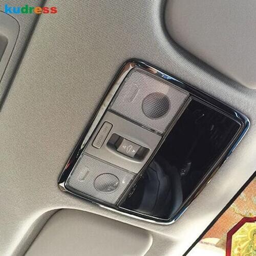 For Kia Rio 4 X-line 2018 2019 steel Car-Styling Front Inner Reading Lamp Light Housing Roof Lighting Decoraiton Cover Trim