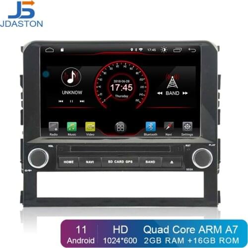 JDASTON Android 10 Car DVD Player For TOYOTA LC200 LAND CRUISER 2016 2017 2018 2 Din Car Radio GPS Navigation Multimedia Stereo