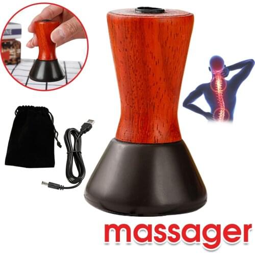 New Electric Gua Sha Massager Natural Stone Heating GuaSha Scraping Back Neck Face Massage Relaxing Muscles Skin Lift Care Tool