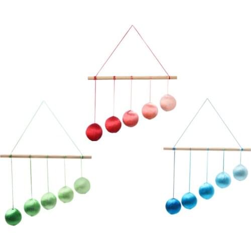 Montessori Gobbi Mobile Made of Natural Silk Baby Toys for Visual Sense Early Educational Equipment Learning Tools