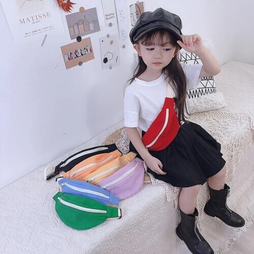 Fashin Kids Waist Pack Fanny Pack Cute Mini Children Girl Bag Chest Crossbody Bag Lightweight Stylish Waist Bag Daypack