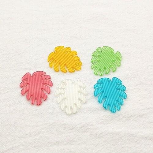 New arrival! Mix color 30x35mm 50pcs Acrylic Plumage-shape Charm for earrings,Earring parts,jewelry findings