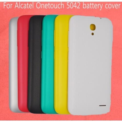 Original Housing Case For Alcatel Onetouch 5042 Battery Door Back Cover With Power Volume Buttons