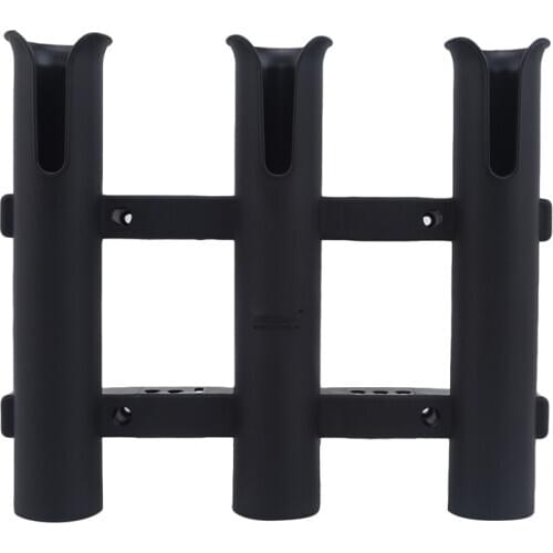 Portable Vertical Double Tube Fishing Rod Tie Holder Stand Pole Support Tube Mount Bracket Socket For Marine Boat Yacht Kayak