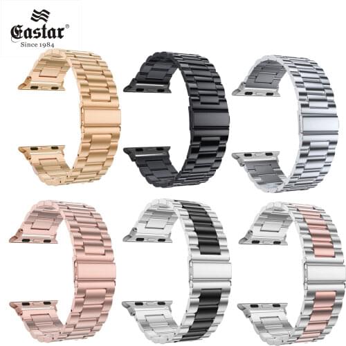 Stainless Steel Strap For Apple Watch Band 42mm 38mm 1/2/3/4 Metal Watchband Bracelet Band for iWatch Series 5 6 SE 44mm 40mm
