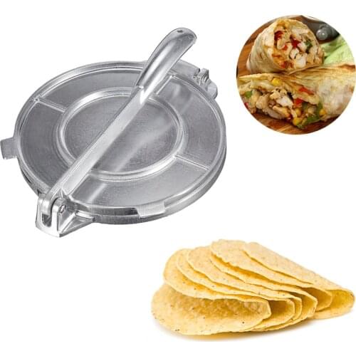 Foldable Chinese Food Mold Tortilla Maker Aluminium Pie Molds For Restaurant Tools Chinese Pie Maker For Kitchen 20cm
