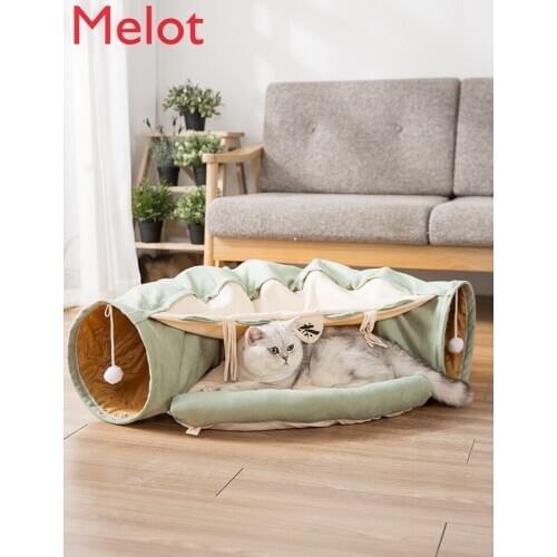 Foldable Cat Tunnel Channel Toy Cat Nest Cat Nest Space Capsule Cat Nest Combination Cat Tents Cat Toy Nest Dog Accessories