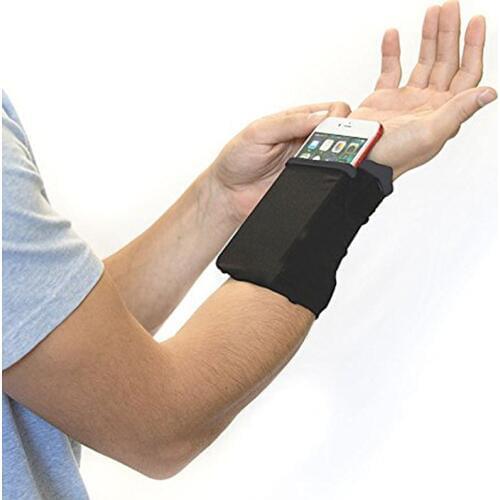 Travel Portable Pocket Key Zipper Wrist Band Wallet Multifunctional Unisex Men Women Arm Band Bag Travel Accessories