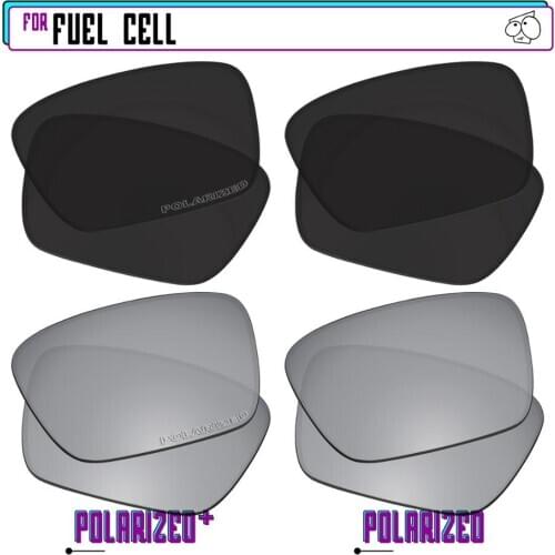 EZReplace Polarized Replacement Lenses for - Oakley Fuel Cell Sunglasses - BlkSirP Plus-BlkSirP