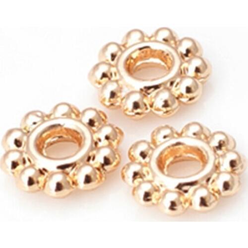 Gold Brass Flower Cabochon Settings for Jewellery Making (20PCS)
