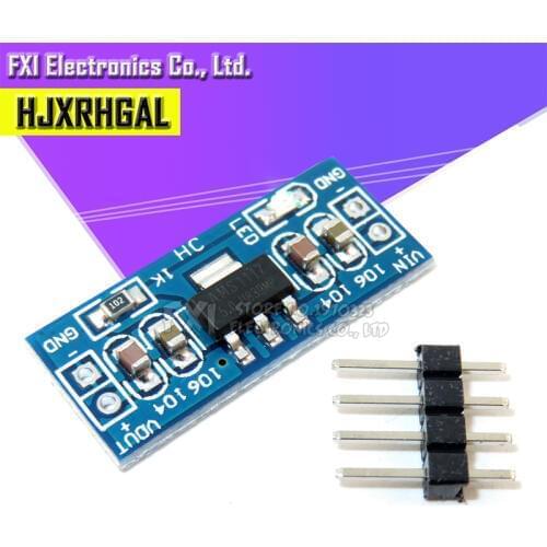 10pcs High Quality 5V to 3.3V For DC-DC Step-Down Supply Buck Module AMS1117 5V LDO 800MA AMS1117-5V new