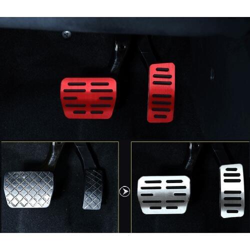 3pc for SKODA KODIAQ Rest plate Accelerator pedal Brake pedal Metal decorative cover