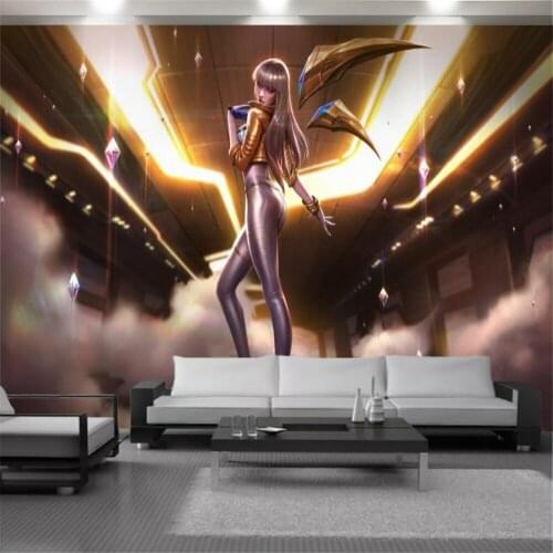 Character 3d Wallcovering Wallpaper Sexy Girl in Future Time Living Room Bedroom Interior Home Decor Painting Mural Wallpapers