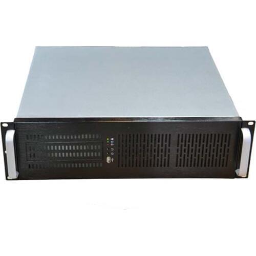 3u380 short computer case server dvr Chassis Support ATX large-panel pc power supply HTPC aluminum panel full