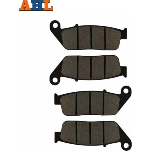 2 Pairs Motorcycle Brake Pads for TRIUMPH SpeedMaster 800 (790CC) 2003-2004 Black Brake Disc Pad