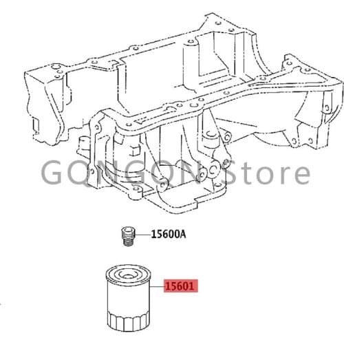 CAR oil filter 1969-2001 Toy ot aRUK US SCI ON XB BLA DE CAM RY MAR K X ZIO Diesel vehicle oil filter filter grid