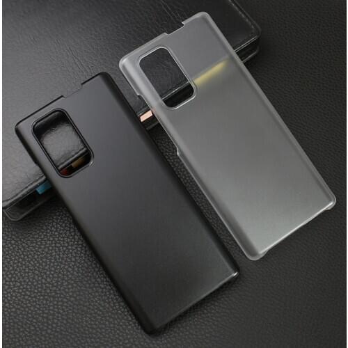 For LG Wing 5G lgwing LM-F100N 6.8" Slim Matte Hard Plastic Case Candy Color Frosted Anti-fingerprint PC Cover