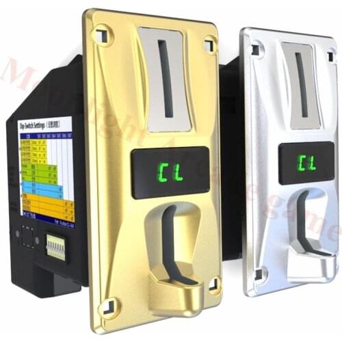 Hot sale CL-168 Multi coin selector with LED High precision cpu multi coin acceptor for vending machines(Accept 1-8 Coins)