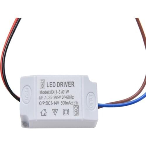Hot Transformer LED Power Supply Driver Electronic Adapter 3X1W Simple AC 85V-265V To DC 2V-12V 300mA LED Strip Driver Hot Sale