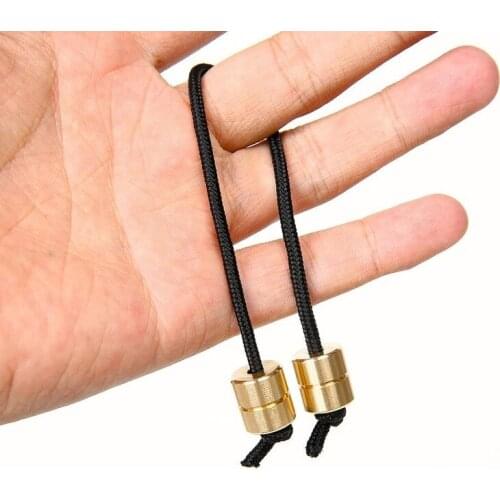 Aluminum Alloy Begleri Fidget Toy Hand Spinner Finger Stress Spinner Worry Beads Finger Skill Paracord Stress Toys