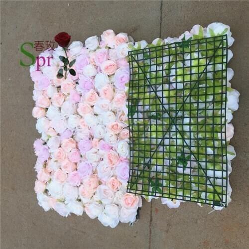 SPR Artificial Flower Wall Pink Style for Wedding Party Photogrphy Background Decor