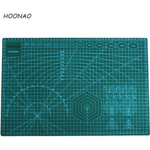 A3 Pvc Cutting Mat Green Double-sided Self Healing Cutting Board Fabric Leather Craft DIY Cutting Pad Patchwork Cut Pad 45*30cm
