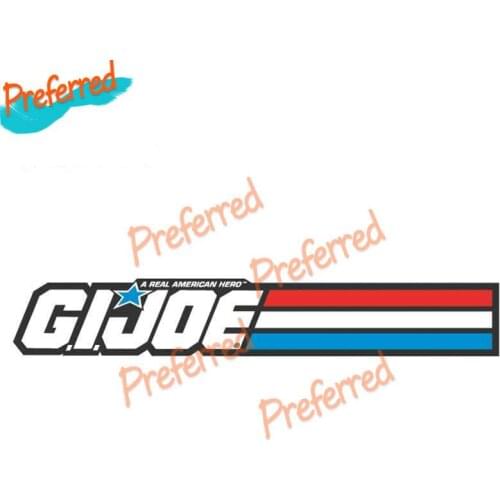 Creative Gi Joe Decal Motocross Racing Laptop Helmet Trunk Wall Vinyl Car Sticker Die Cutting Waterproof PVC