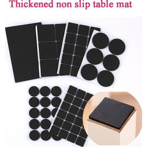 8/16/24pcs/lot Chair Leg Pads Floor Protectors for Furniture Legs Table leg Covers Round Bottom Anti Slip Floor Pads Rubber Feet