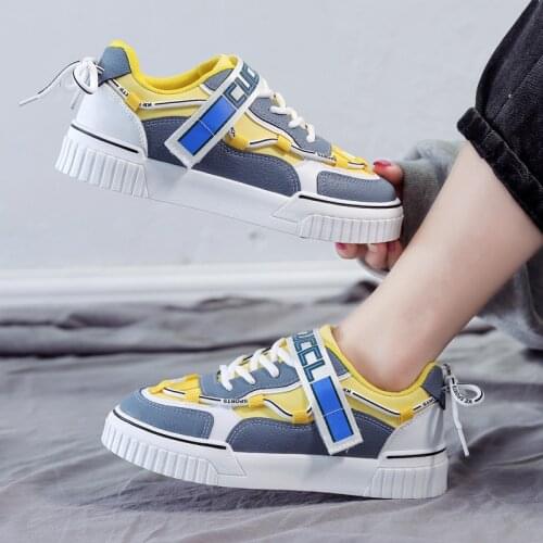 New fashion outdoor casual sports womens shoes running casual shoes all-match casual shoes Korean students flat shoes