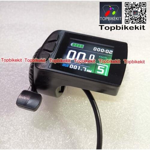 New KT LCD9 Color Display Meter with Right/Left Throttle 24V/36V/48V for Electric Bicycle KT-LCD9 display KT display