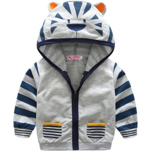 Autumn Kids Jackets For Boy Hooded Warm Outerwear Trench Children\\\s Clothing Windbreaker Baby Kids Coats
