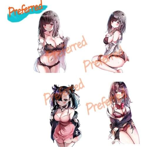 Personality Ratels C478 Anime Girl Decal Motocross Racing Laptop Helmet Trunk Wall Vinyl Car Sticker Die Cutting