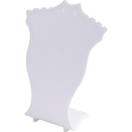 Plastic Padded Necklace Pendant Display Bust Easels Jewelry Organizer Stand