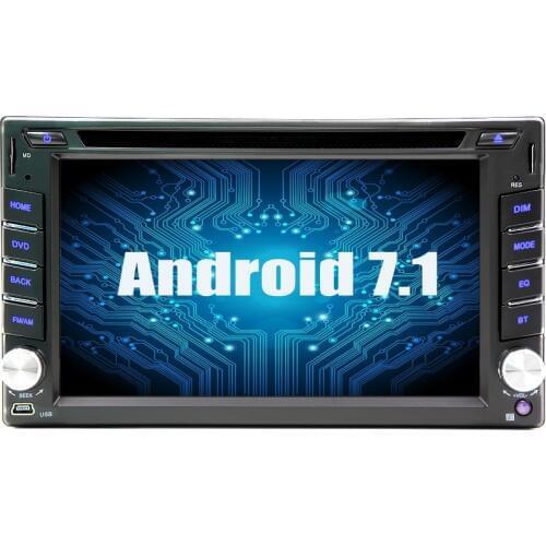 2 DIN universal pure Android 7.1 GPS Wifi 3G Bluetooth radio GPS car for nissan DVD player car stereo Bluetooth rado