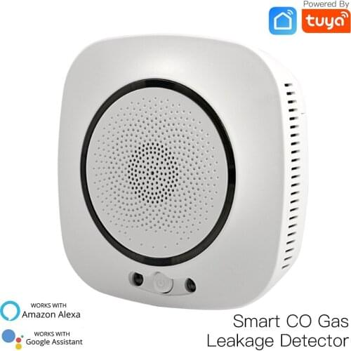 Wifi tuya smart carbon monoxide induction voice remote control smart home alarm system